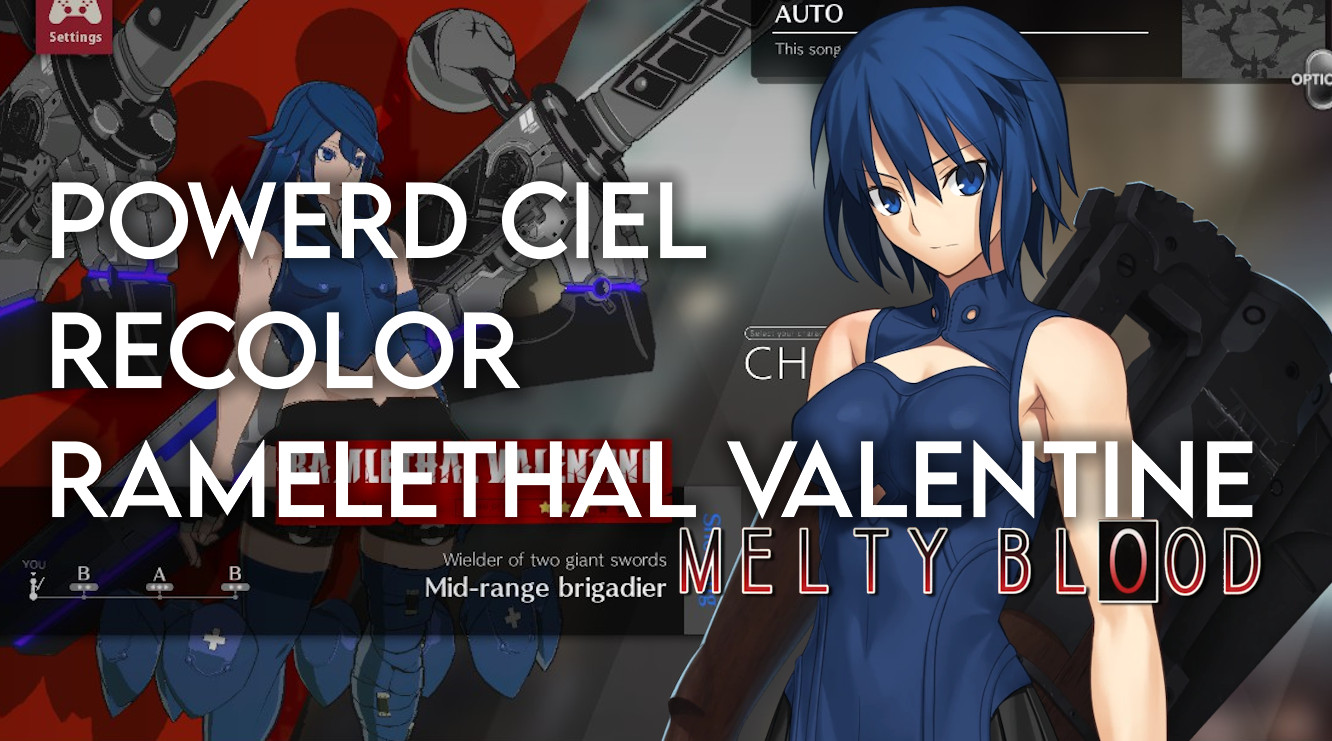 Powerd Ciel Recolor Of Ramlethal Valentine [GUILTY GEAR -STRIVE-] [Mods]