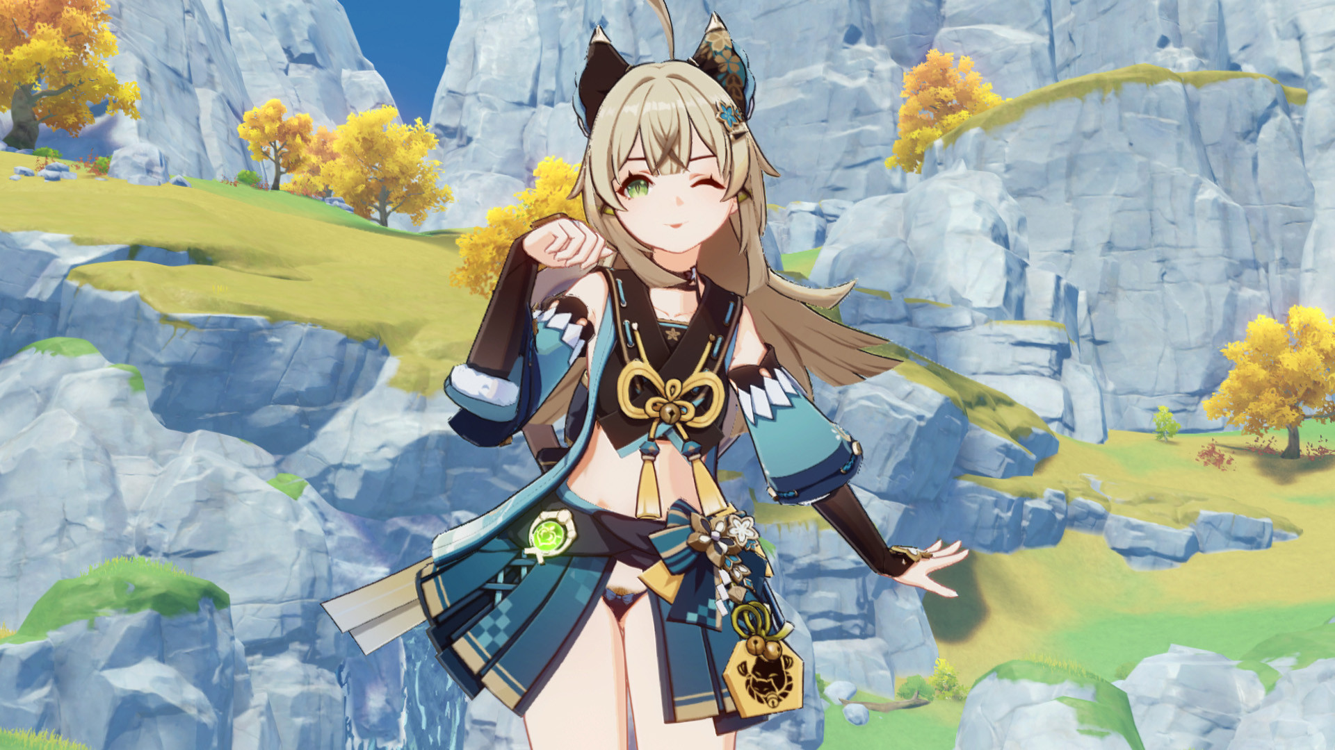 Kirara Belly Button & Pantsu