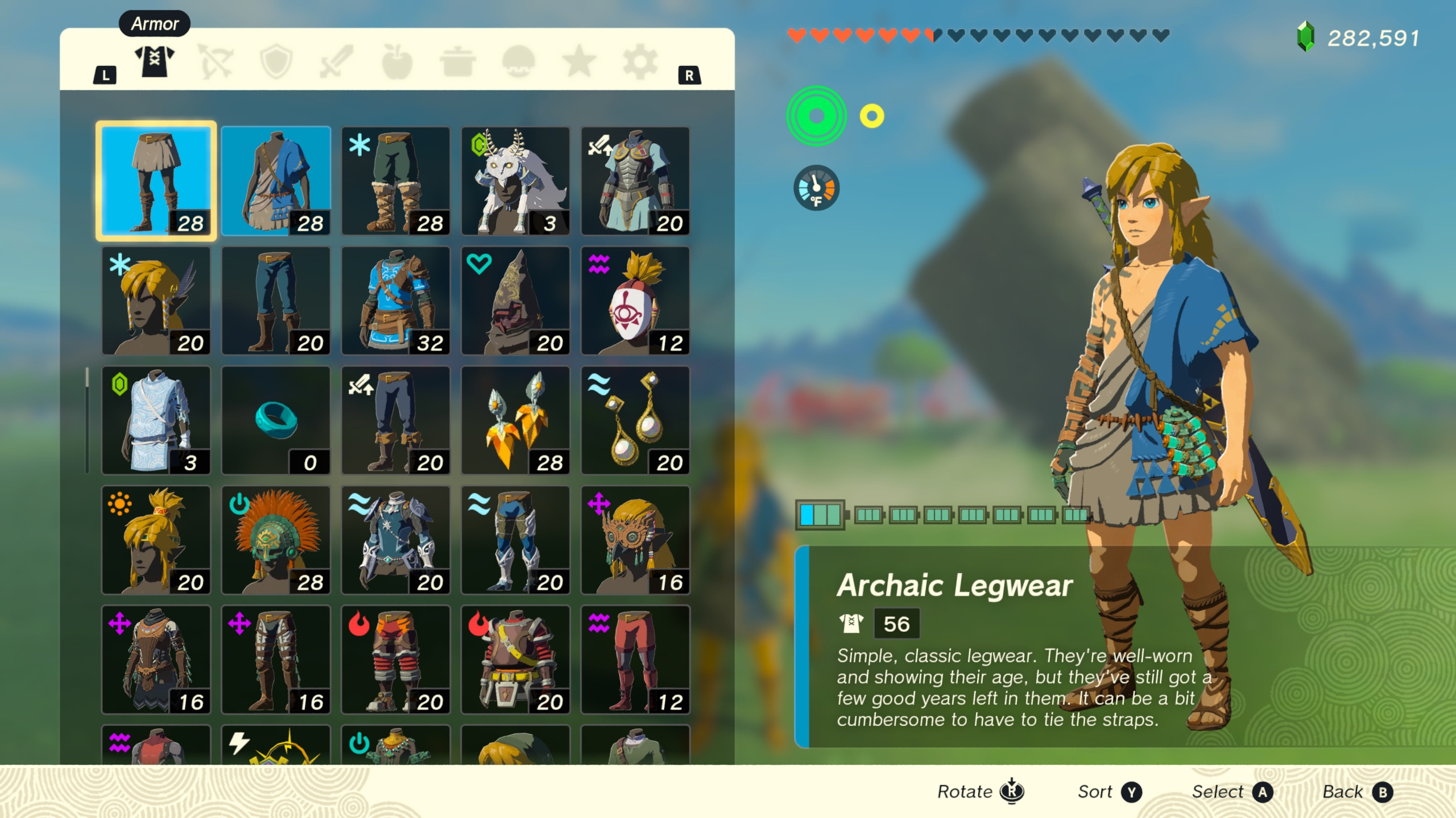 Buffed Archaic Clothes [The Legend of Zelda: Tears of the Kingdom] [Mods]