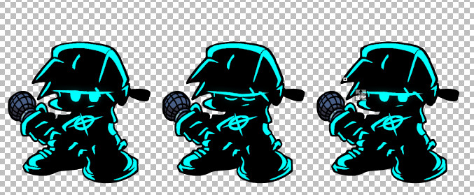 Nightmare Bf Mouth Sprites but Better