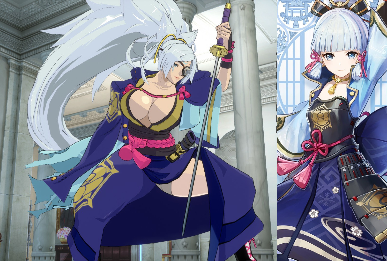 Kamisato Ayaka Baiken Mod for GUILTY GEAR -STRIVE- | GGST Mods