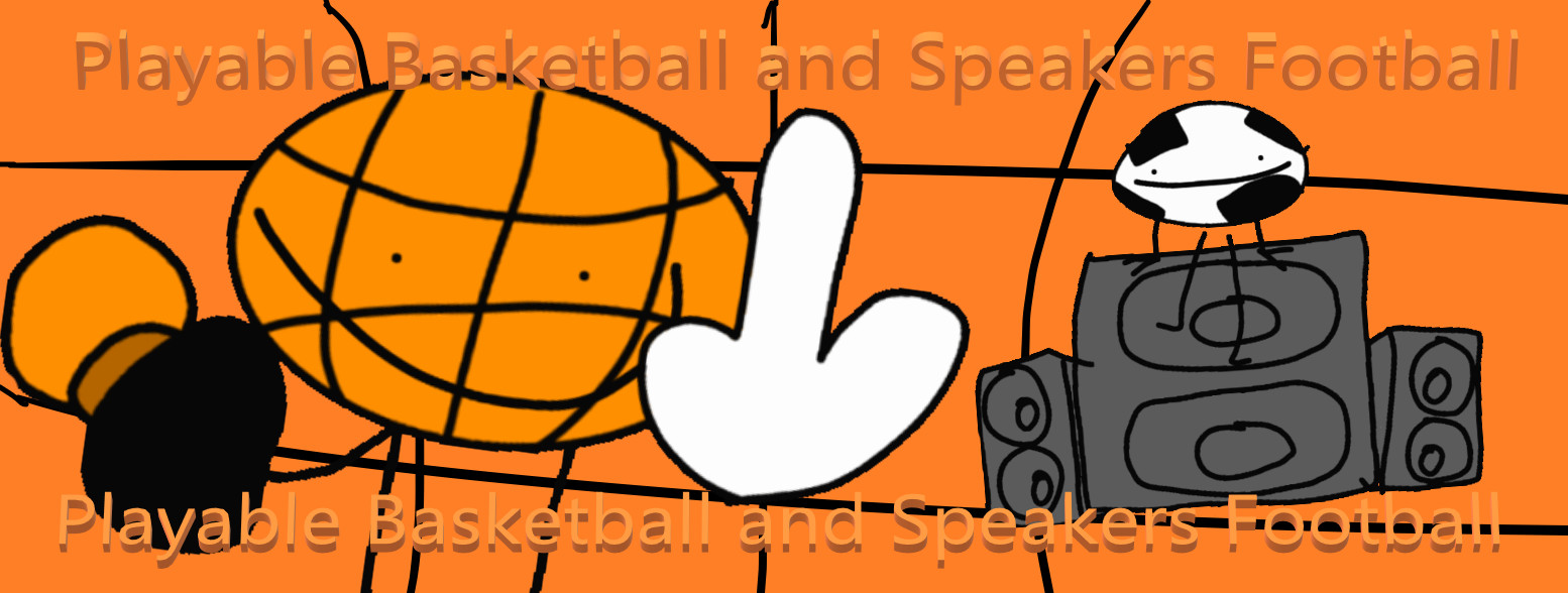 Playable Basketball and Speakers Football