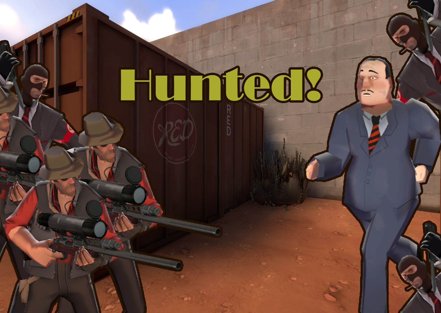 Tf2 Map Hunted hunted_biblically_accurate Mod for Pre-Fortress 2 | PF2 Mods
