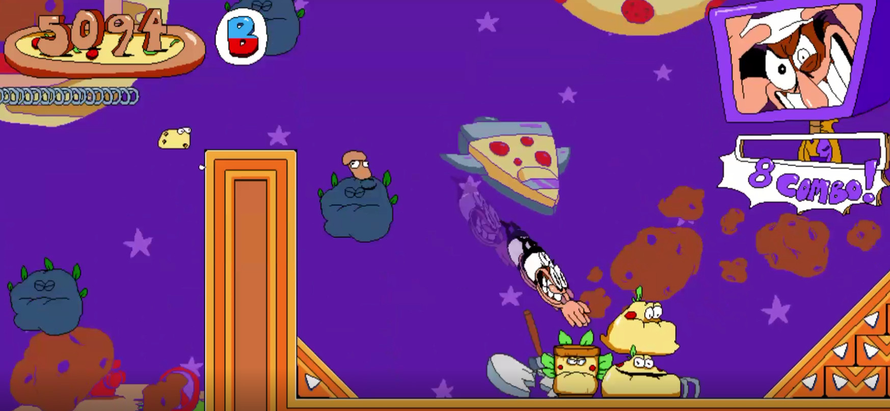 Cheddar Pinball; CYOP Pizza Tower Custom Level [Pizza Tower] [Mods]