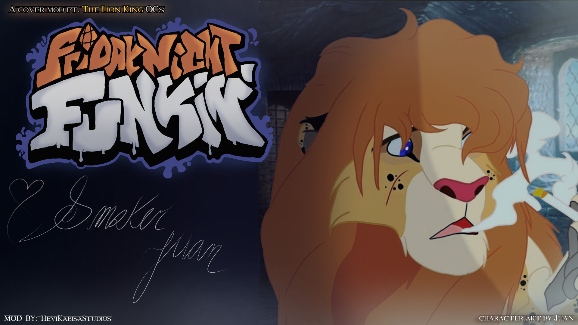 FNF VS Smoker Juan - REMASTERED (The Lion King OC)