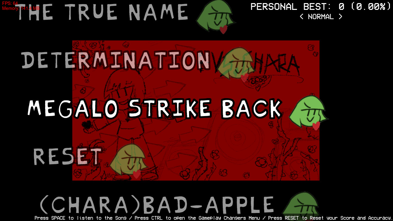 FNF' V.S Chara: Game Over [Half Chunked]