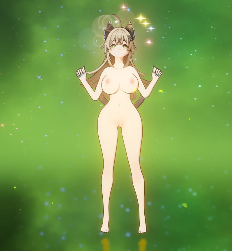 Thicc And Busty Nude Kirara With Tail + Big Claws