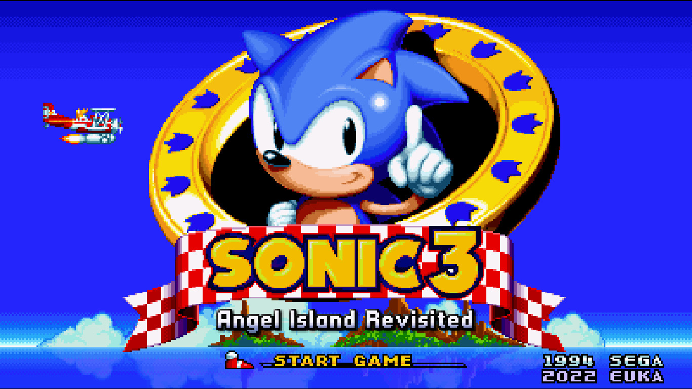 Sonic 3 Tittle Screen Mania Styled [Sonic 3 A.I.R.] [Mods]