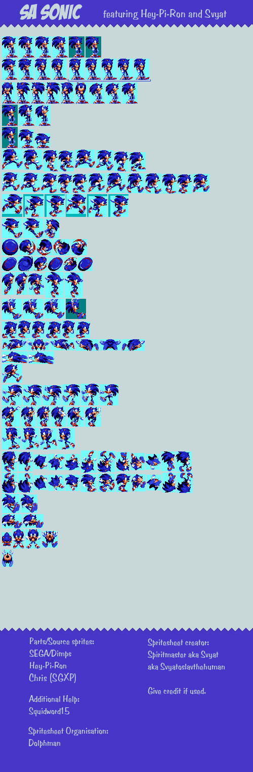 Sonic Adventure Sprites 