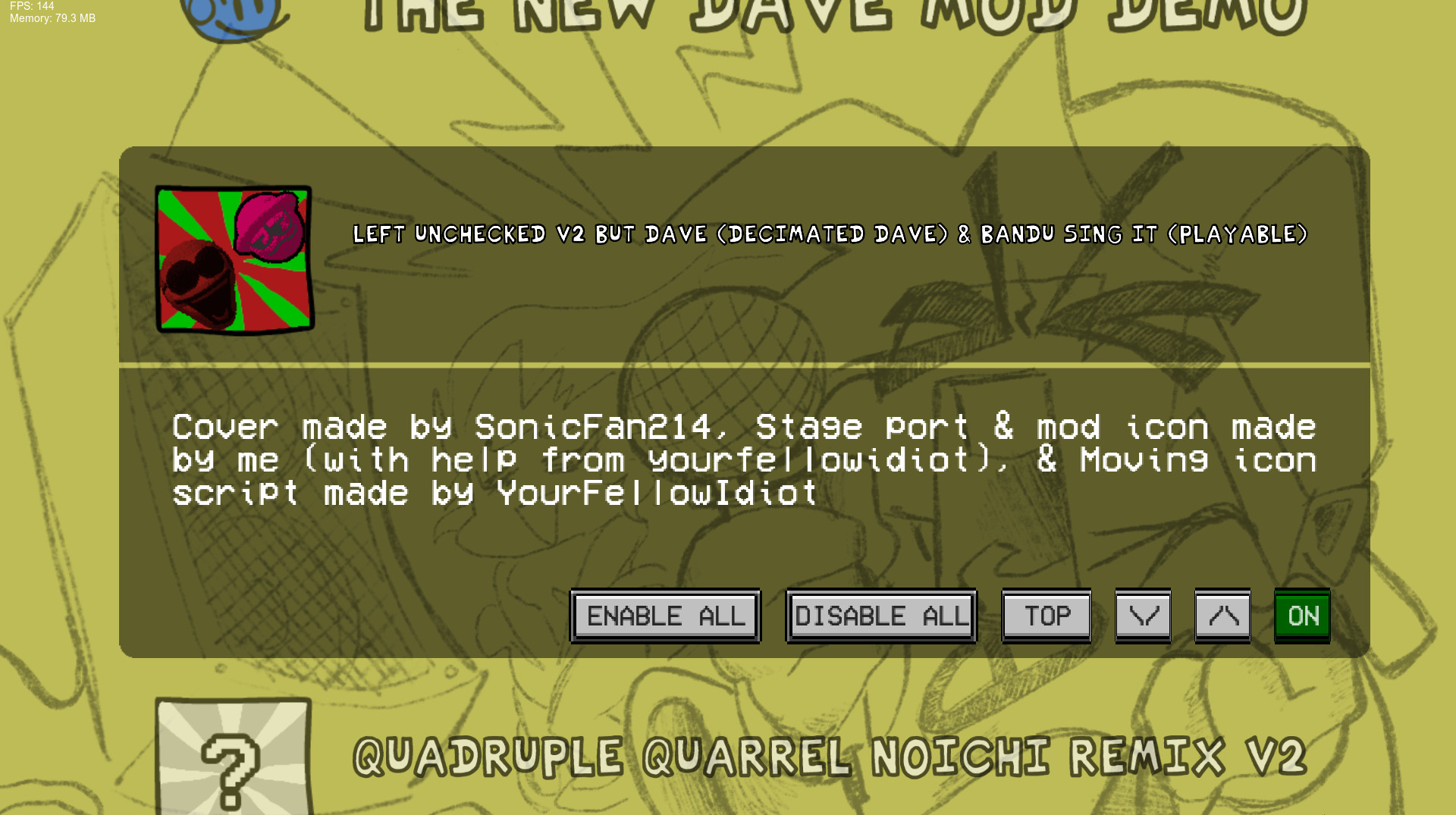 Left Unchecked V2 But Decimated Dave & Bandu Sings