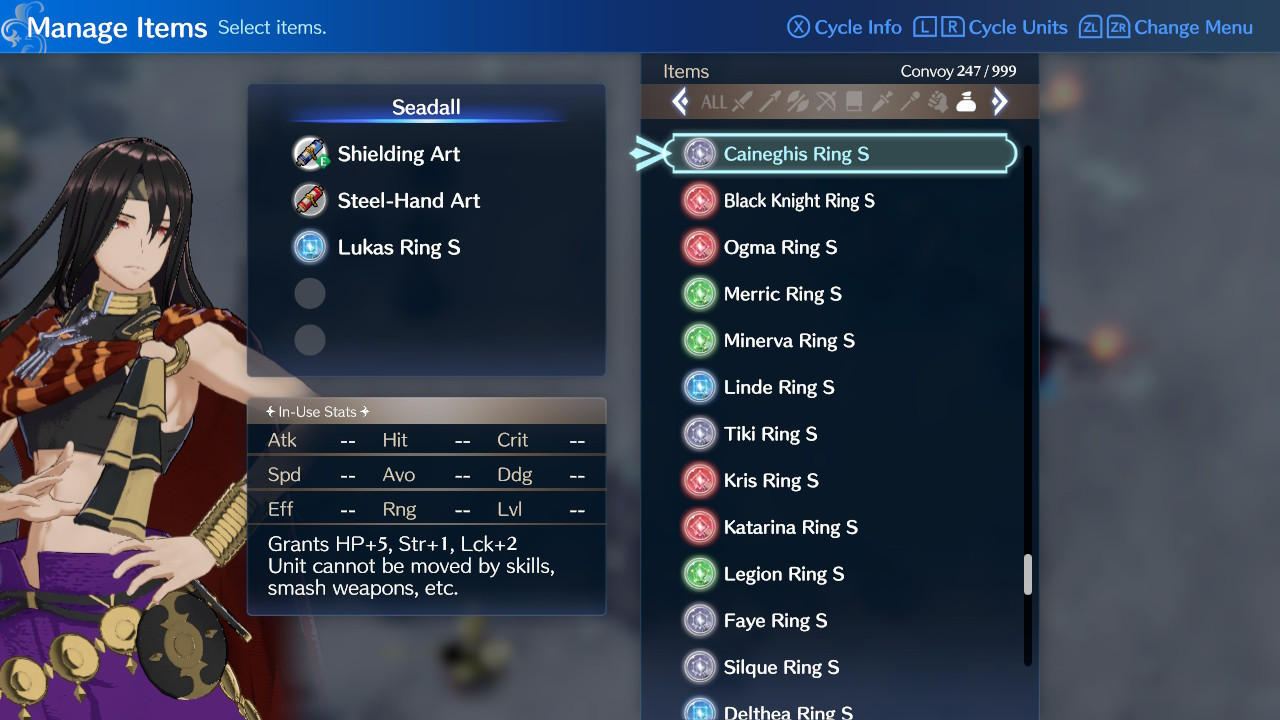 Bond Rings as Items [Fire Emblem Engage] [Mods]