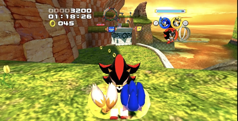 Shadow over Knuckles Mod for Sonic Heroes | SH Mods