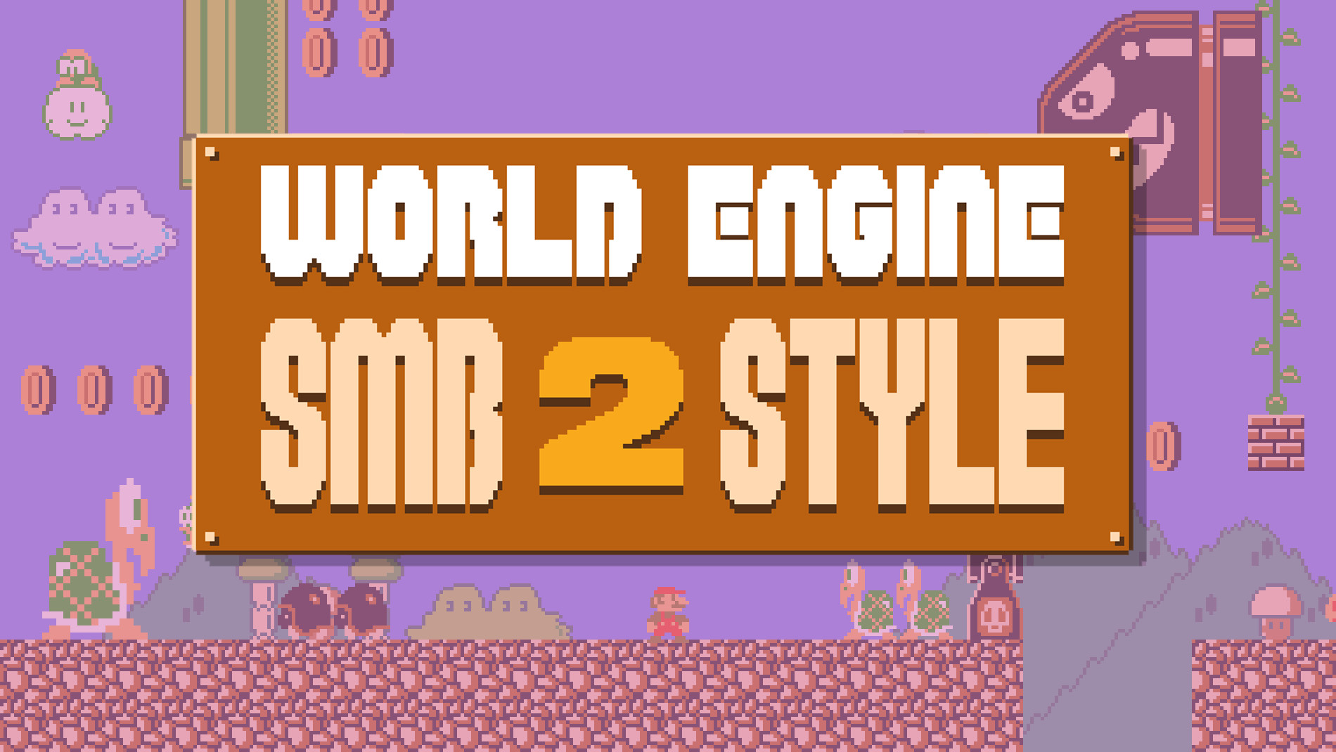 SMB1 SMAS Style for SMM: WE [Super Mario Maker World Engine] [Mods]