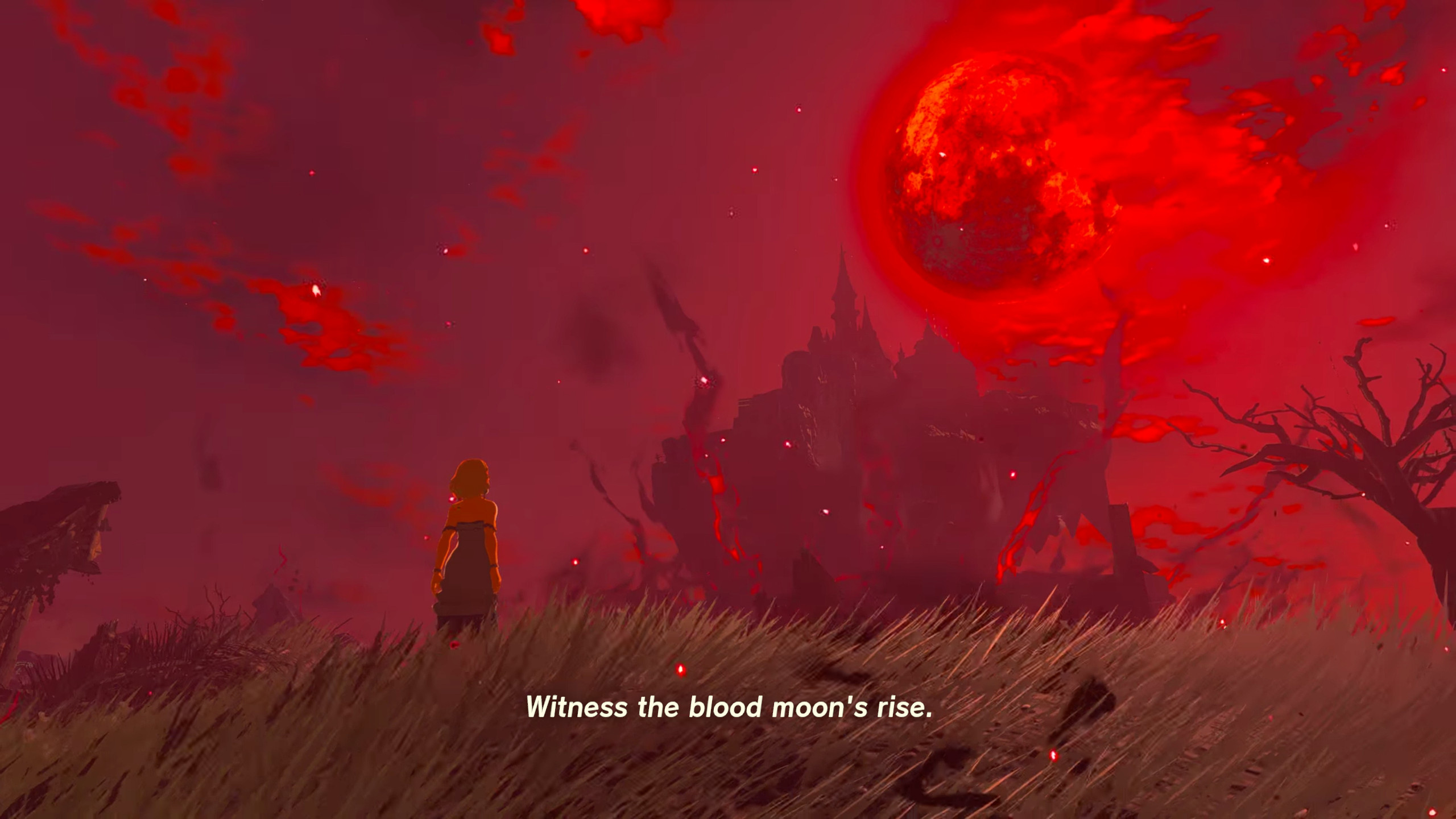 Blood Moon Rises Witness the Blood Moon's Rise Mod for The Legend of Zelda: Tears of the ...