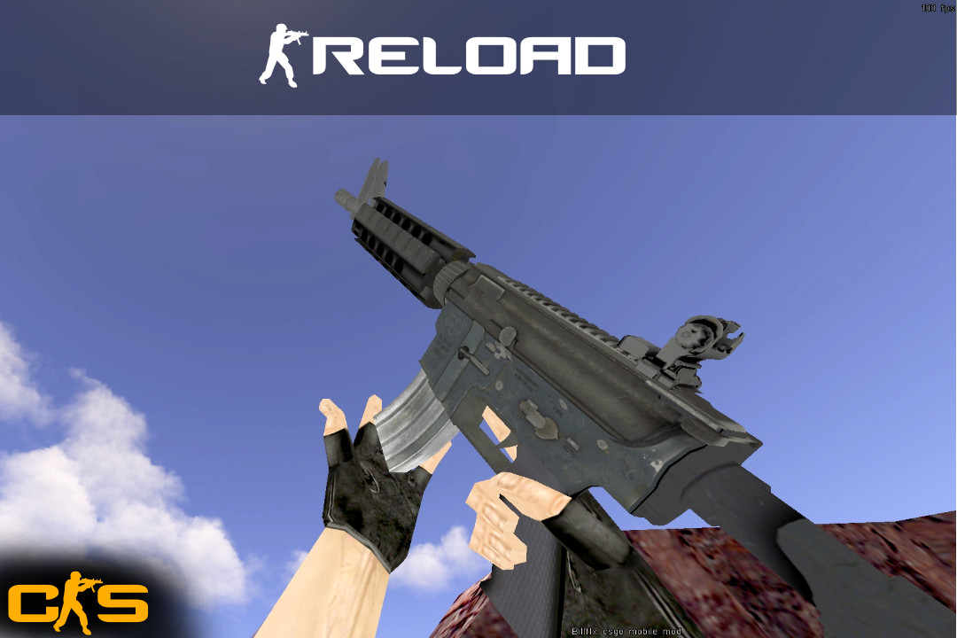 LOW POLY DEFAULT CSGO | M4A4 Mod for Counter-Strike 1.6 | CS1.6 Mods