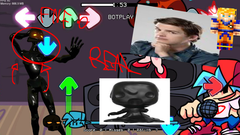 vs mobs bendy mix fnf (real)