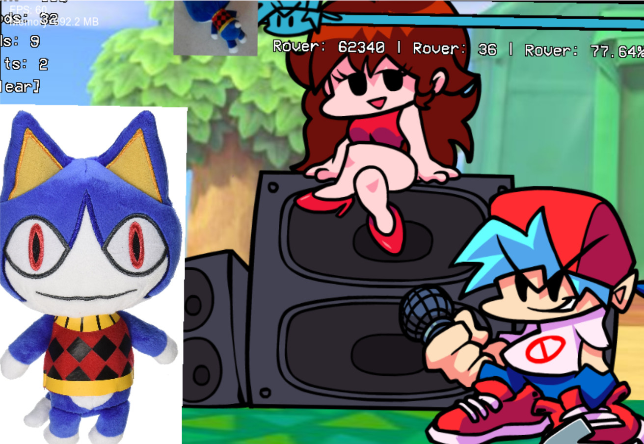 Friday night Roverin':VS Rover animal crossing guy [Friday Night Funkin