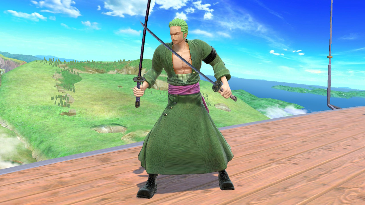 roronoa zoro in super smash bros - Playground