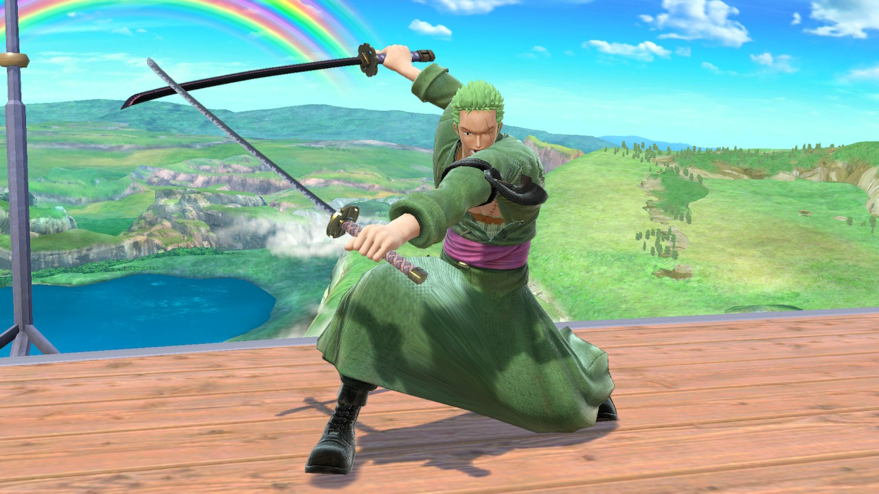 roronoa zoro in super smash bros - Playground