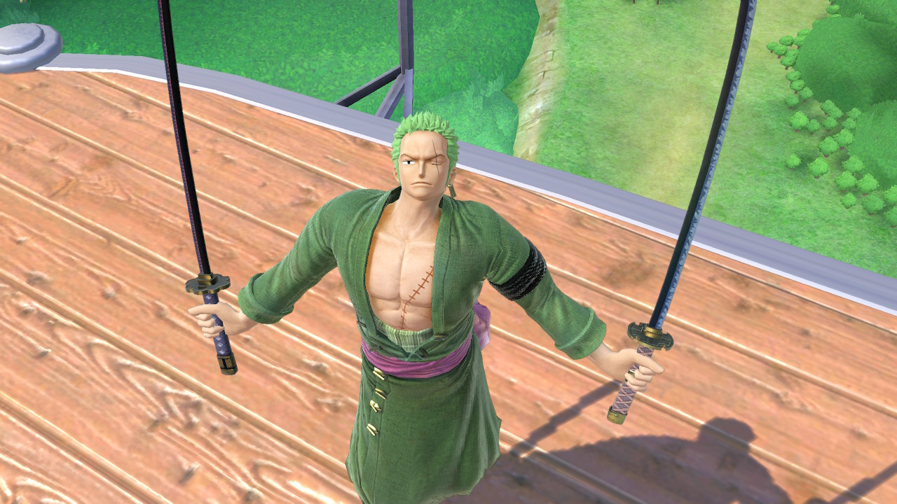 roronoa zoro in super smash bros - Playground