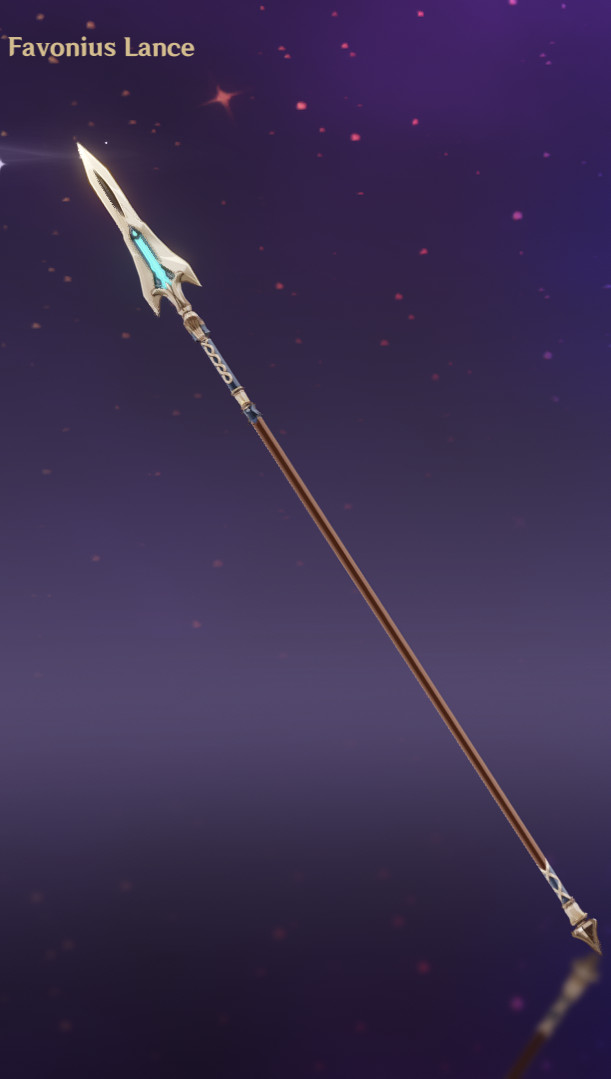 Favonius Lance with Wooden(ish) Shaft