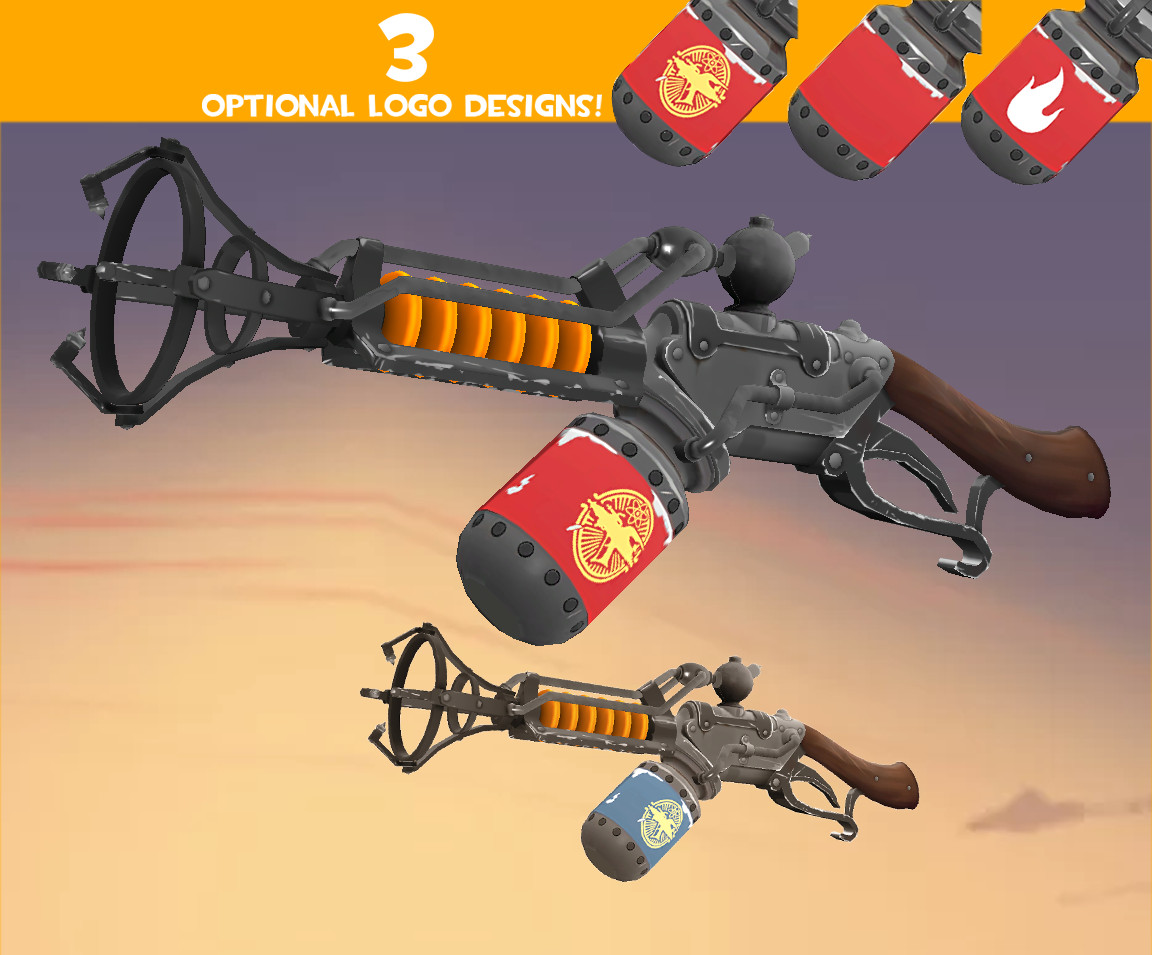 Team-Colored Jasper's Phlogistinator w/ New Logos