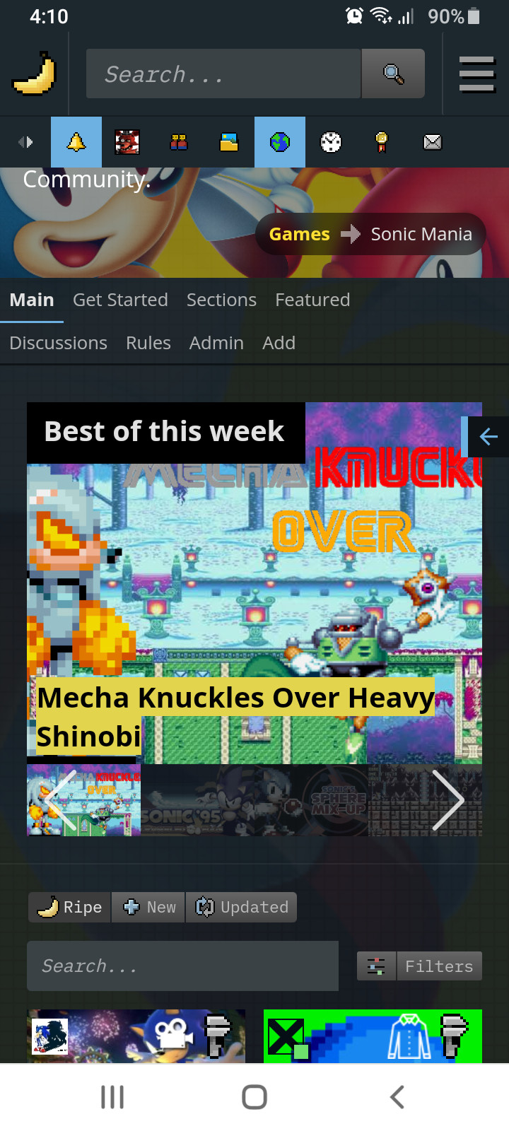 Mecha Knuckles over Heavy Shinobi [Sonic Mania] [Requests]