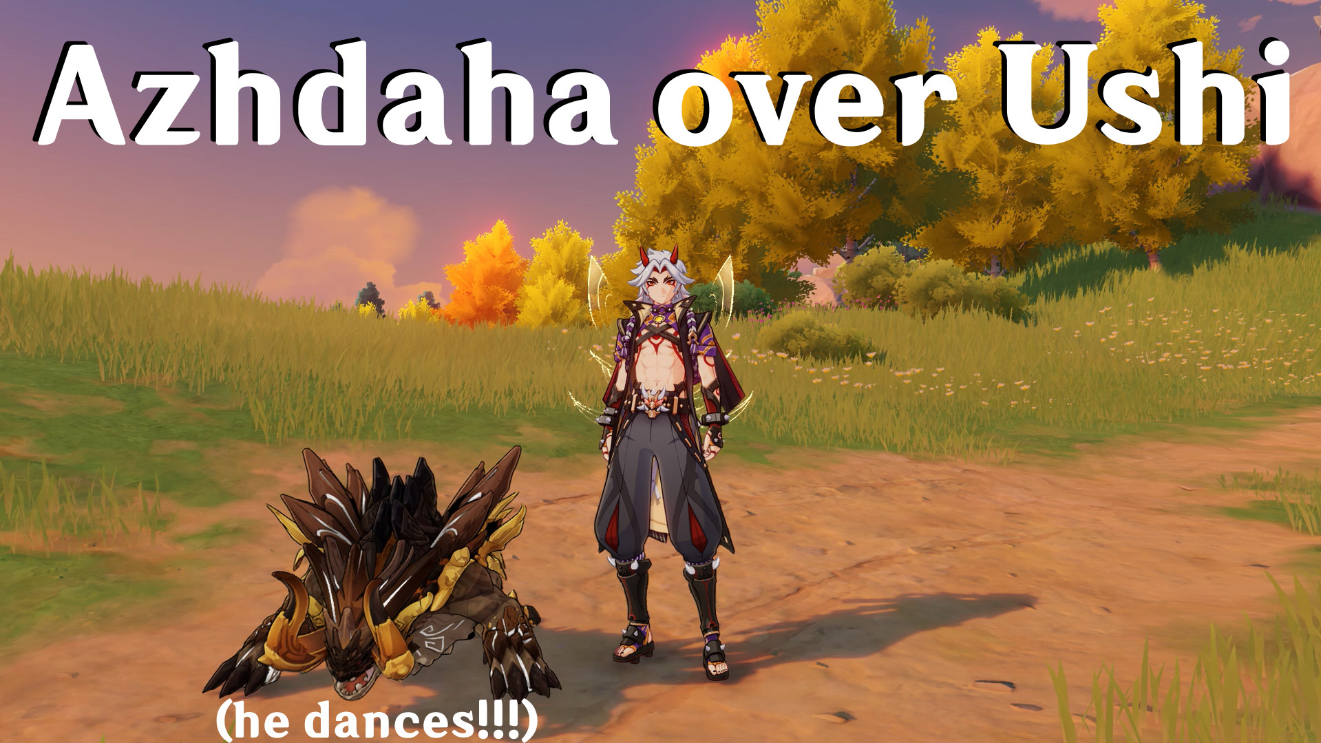 Azhdaha over Ushi