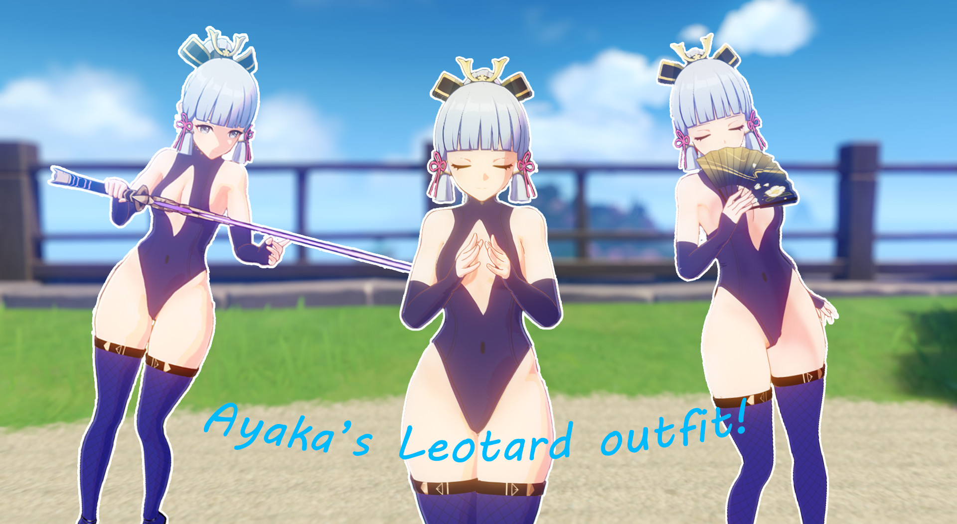 Ayaka's leotard outfit!