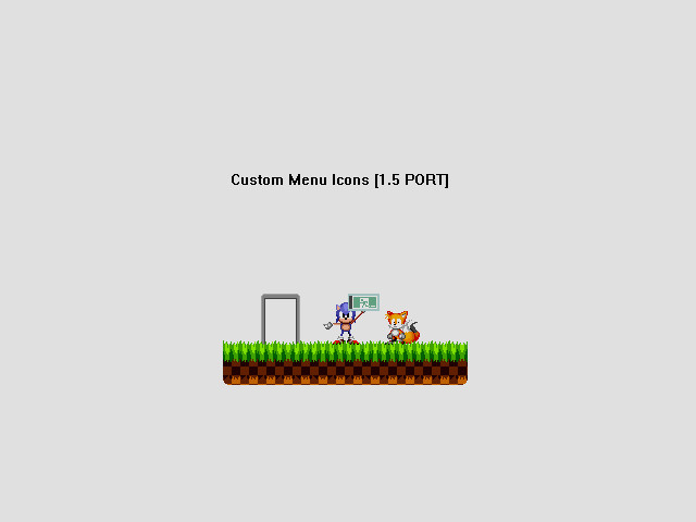 Custom Menu Icons [1.5 PORT] Mod for Sonic the Hedgehog Forever | S1F Mods