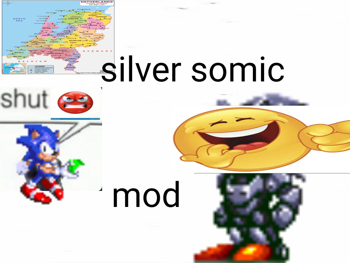 Silver and Mecha Sonics Boss [Sonic 3 A.I.R.] [Requests]