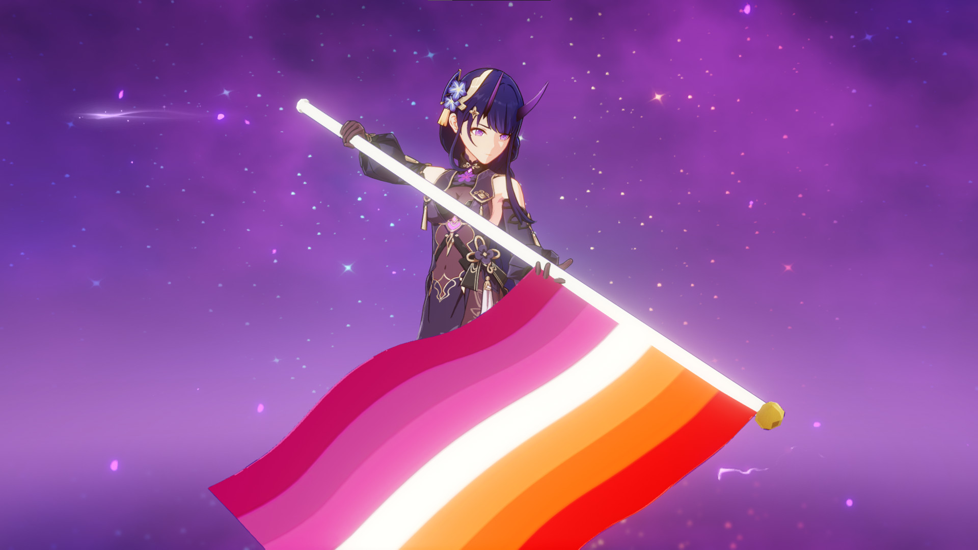 Lesbian engulfing lightning