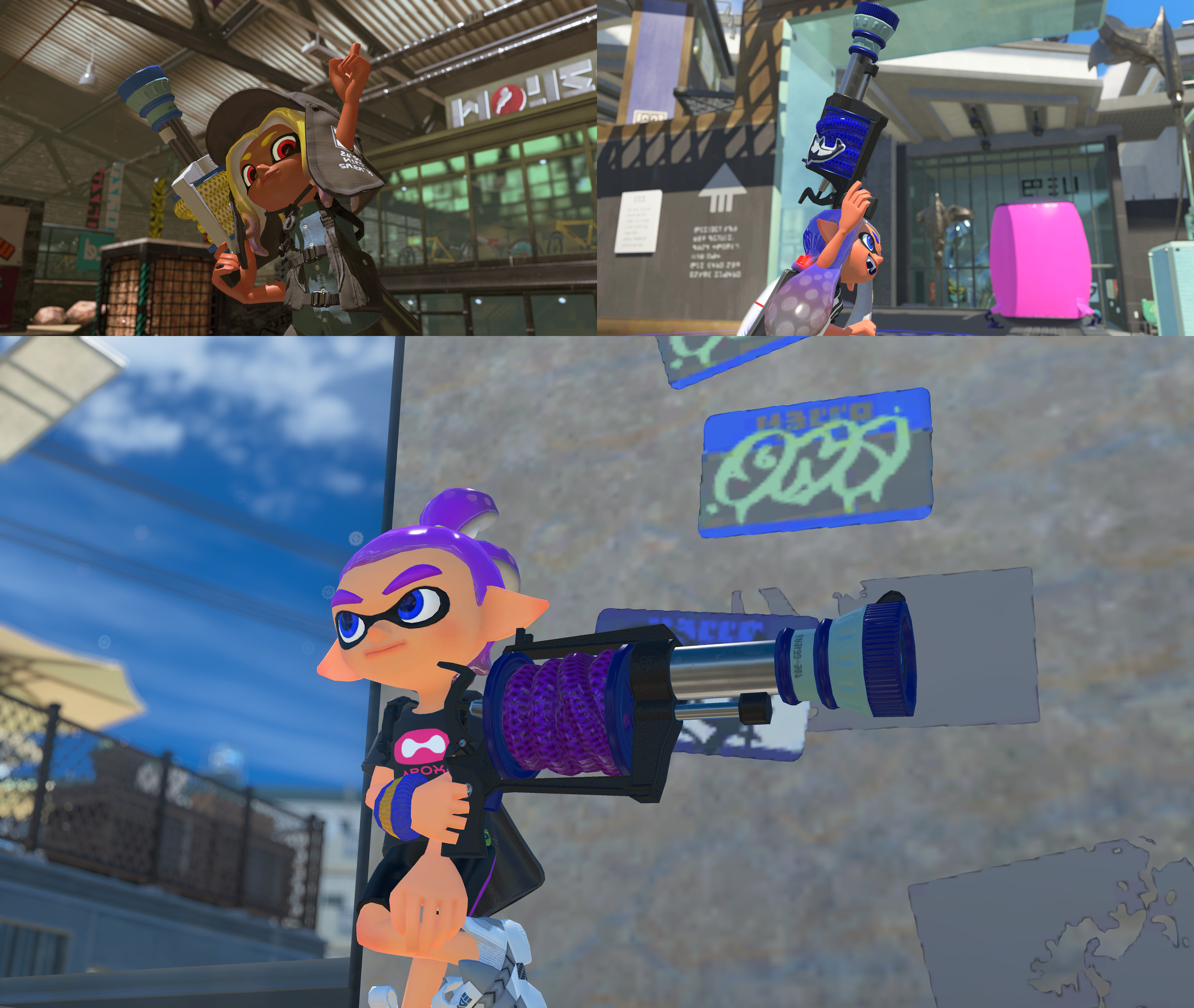 Splatoon 1 and Splatoon 2 Weapon Model Ports Mod for Splatoon 3 ...