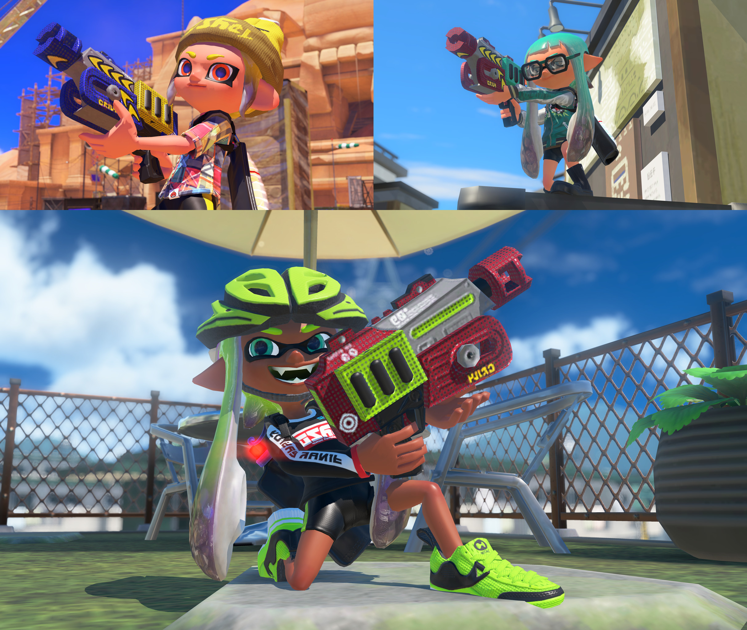 Splatoon 1 and Splatoon 2 Weapon Model Ports Mod for Splatoon 3 ...