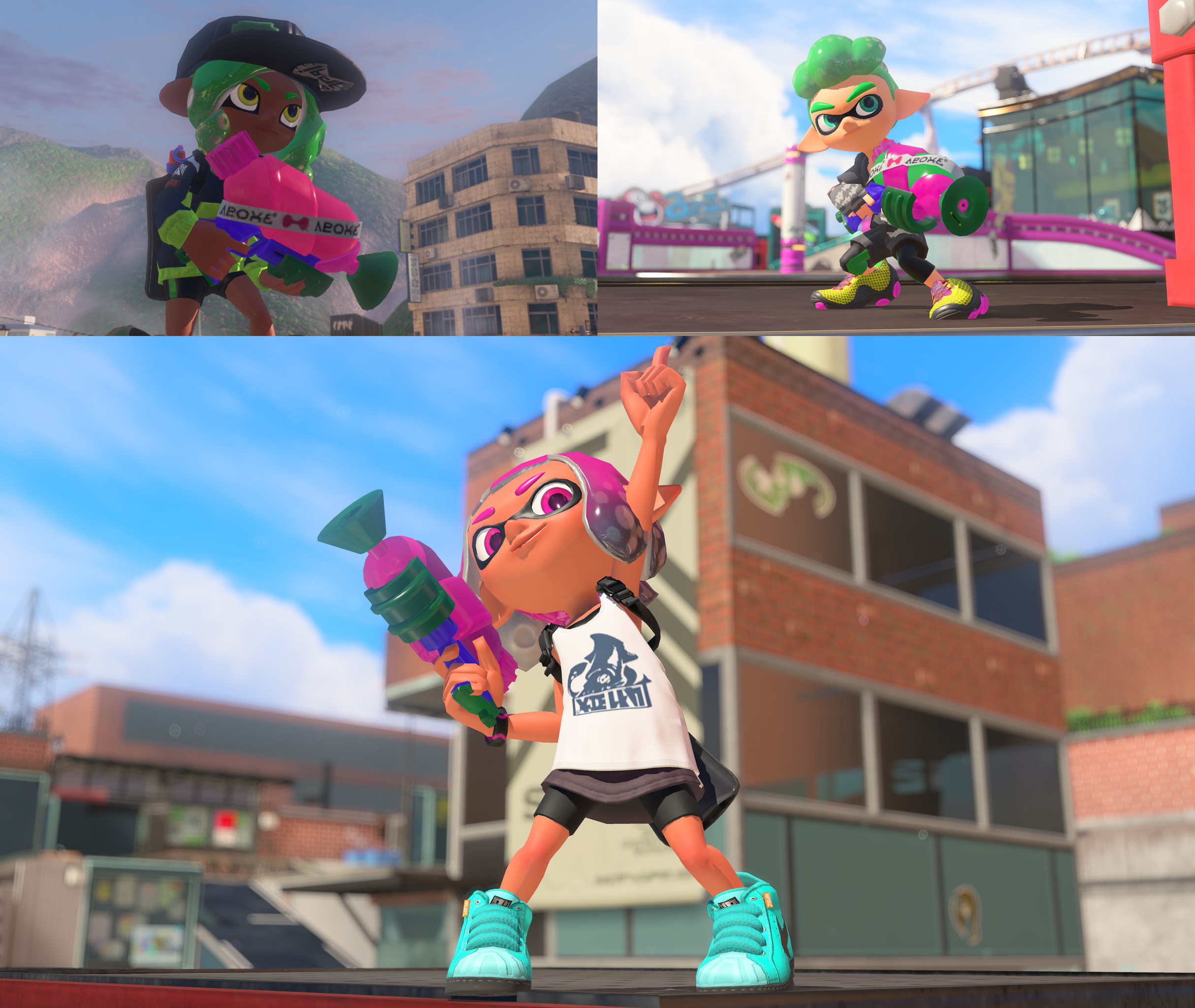 Splatoon 1 and Splatoon 2 Weapon Model Ports Mod for Splatoon 3 ...