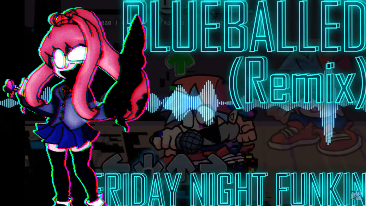 Blueballed Remix But it's pibby monika and monika