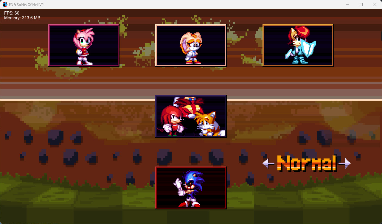 Sonic.EXE Dates Amy ?  Tails & Amy Play Sonic.EXE The Spirits of Hello  Round 2 