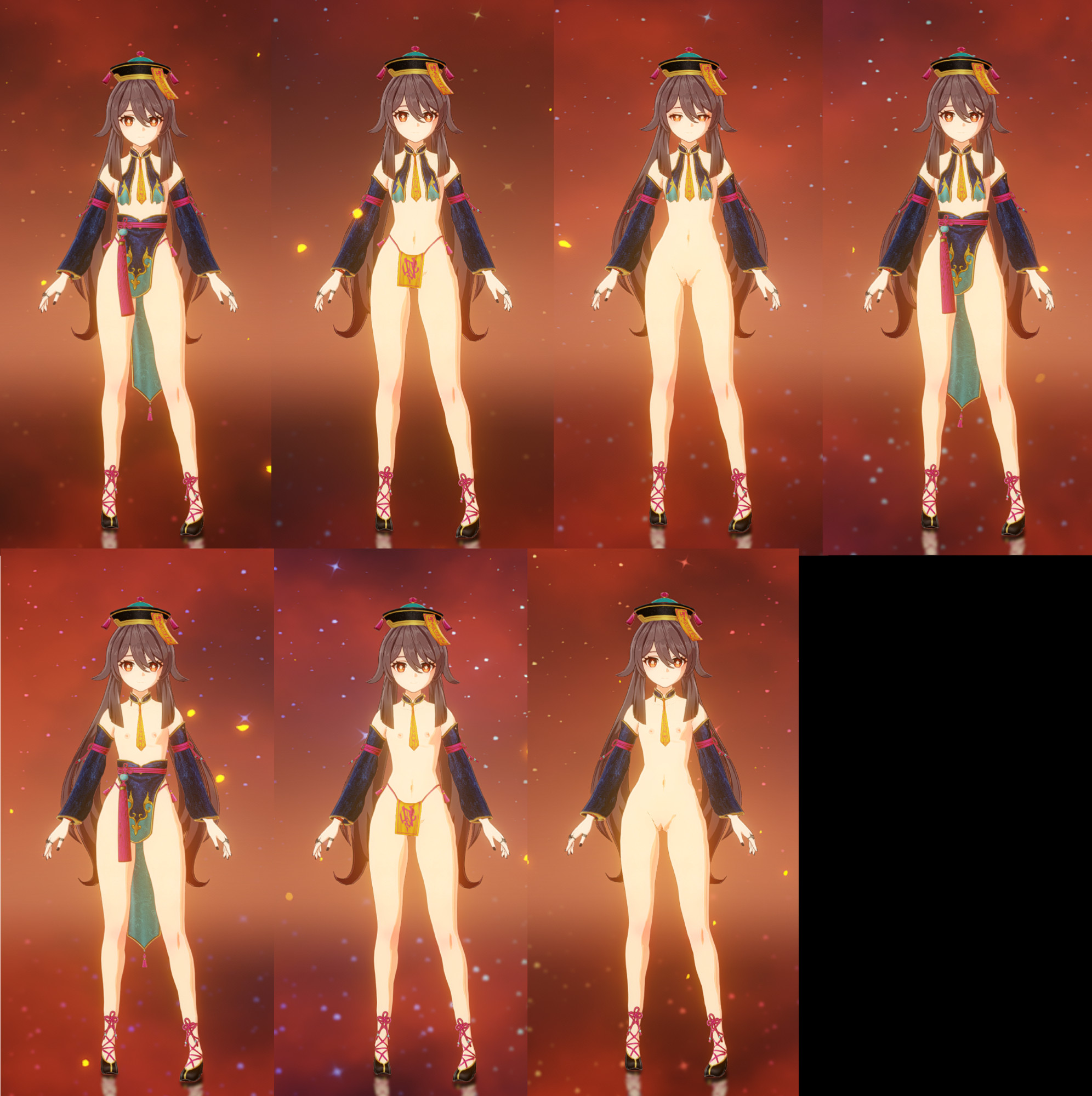 Hutao Jiangshi Custom(胡桃僵尸装第一版)