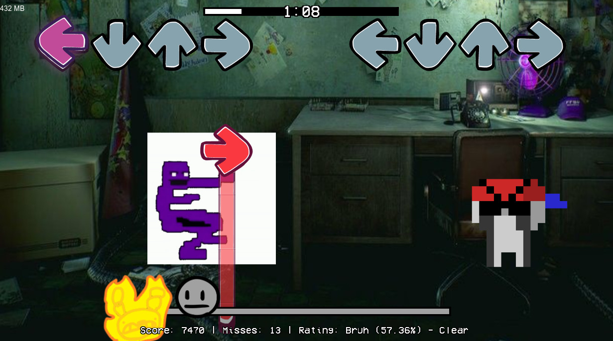 fnf vs purple fuck