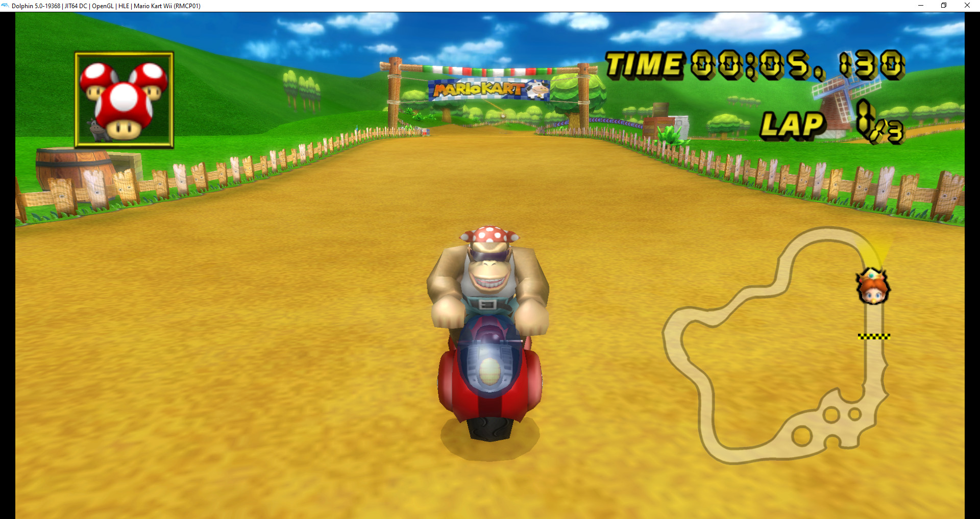 Funky Kong as a Lightweight [Mario Kart Wii] [Mods]