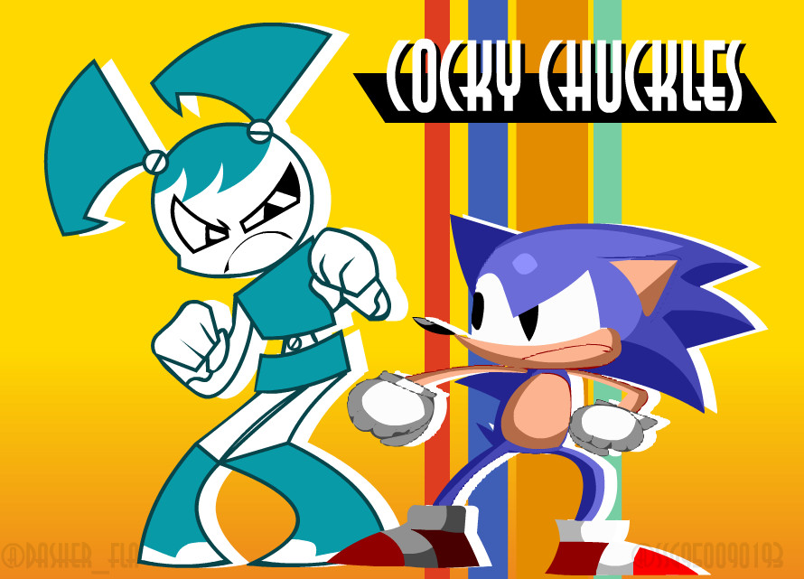 Cocky Chuckles (a Jenny & Sonic One-Shot Mod)