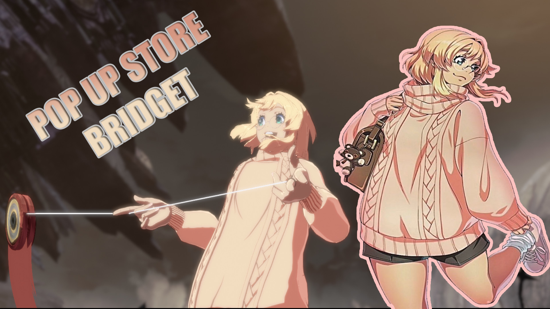 Bridget Guilty Gear: Strive Cosplay Prop Button Set (Download Now