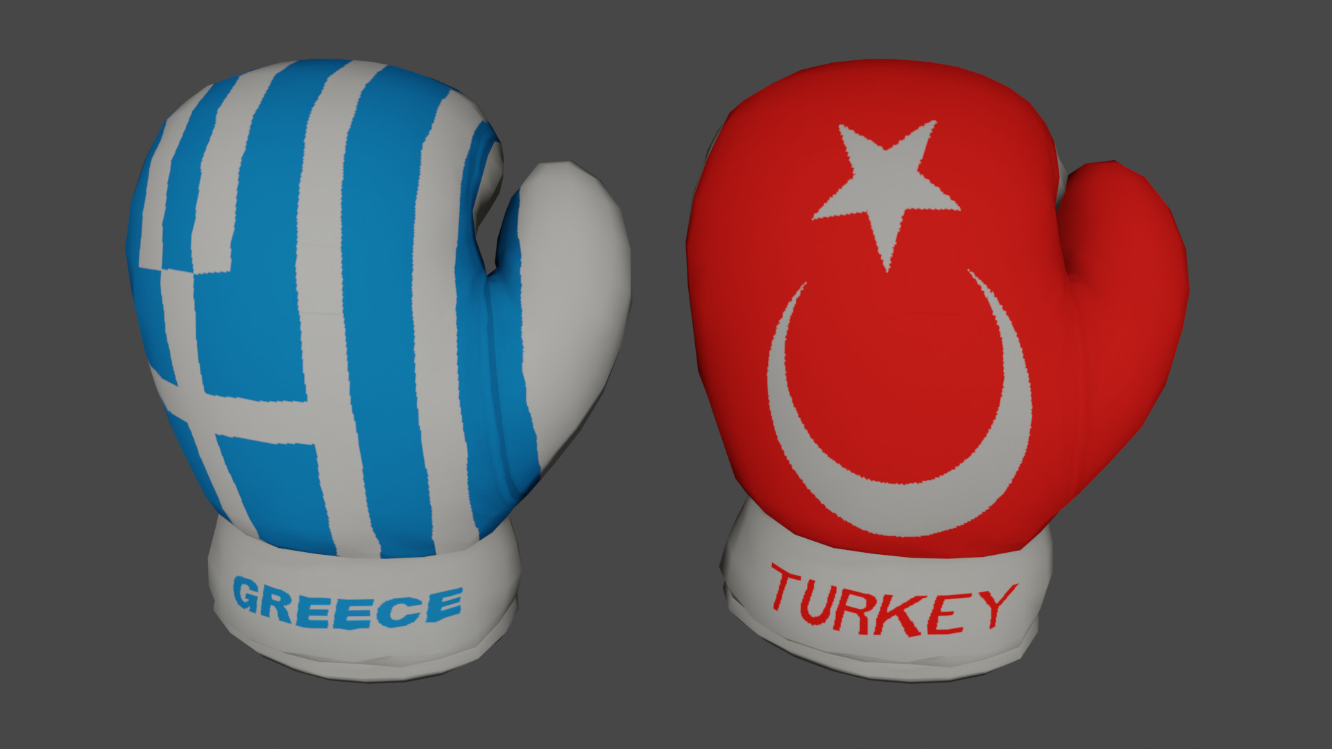 Greece & Turkey gloves for KGB