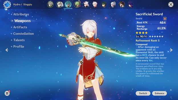 Sacrifical Sword to JadeCutter