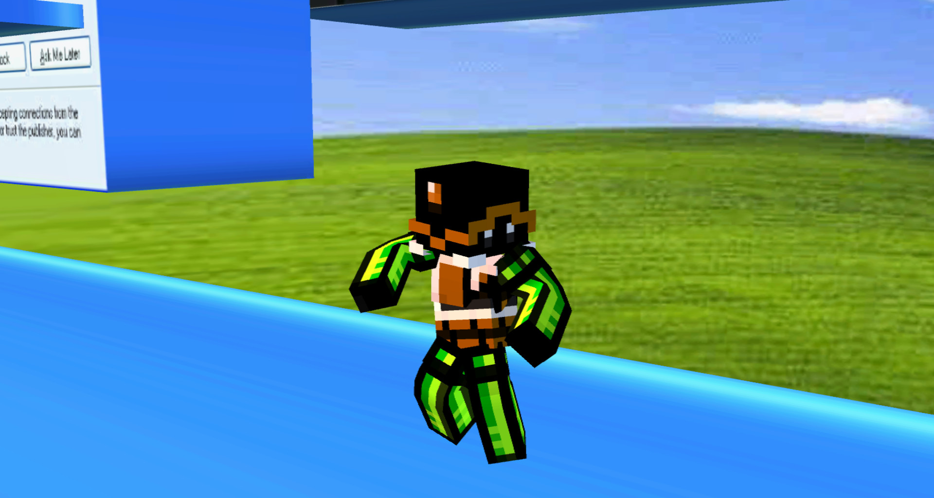 My Minecraft skin if I had a Minecraft account