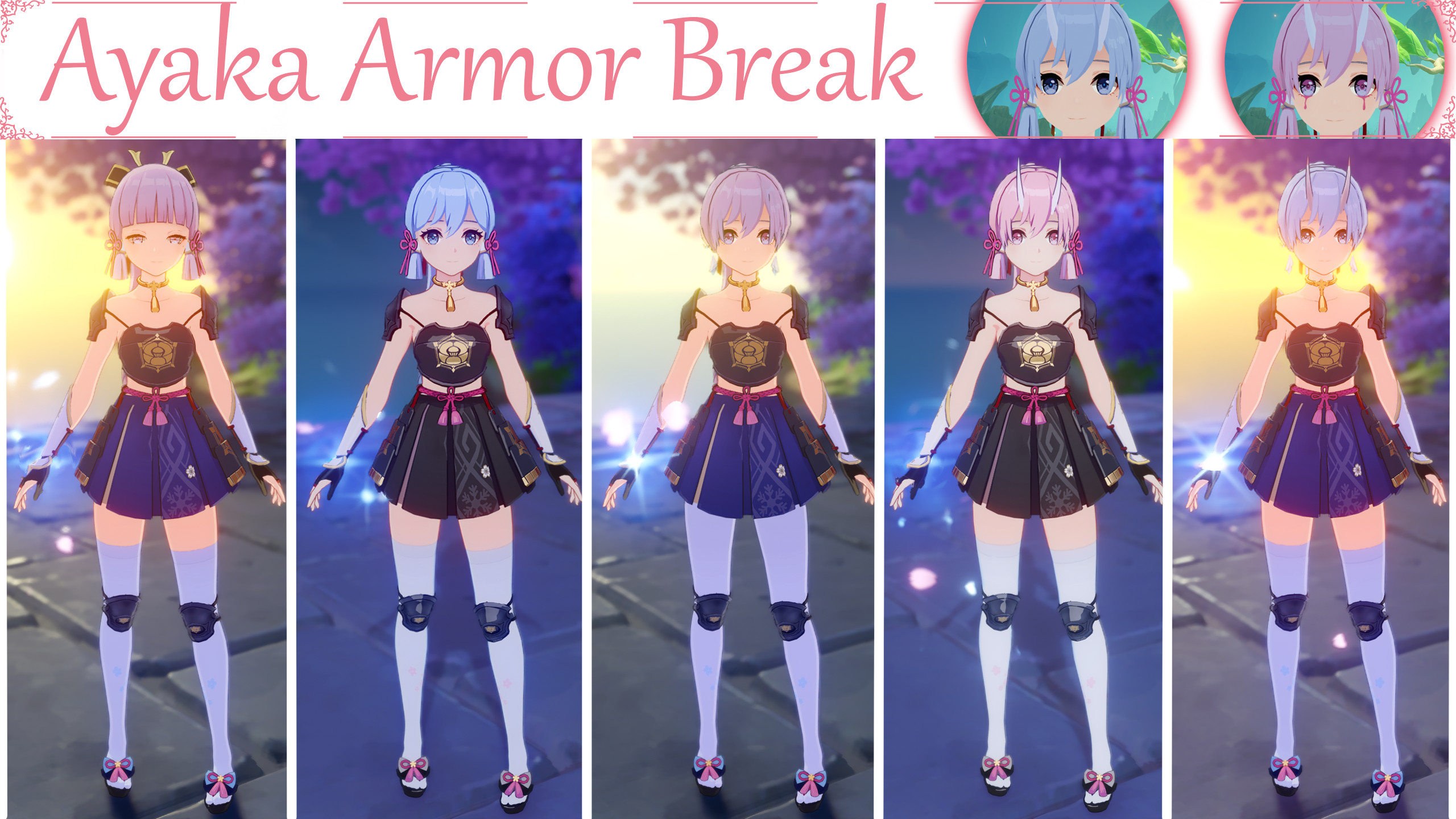 Ayaka Armor Break [Costume Break]