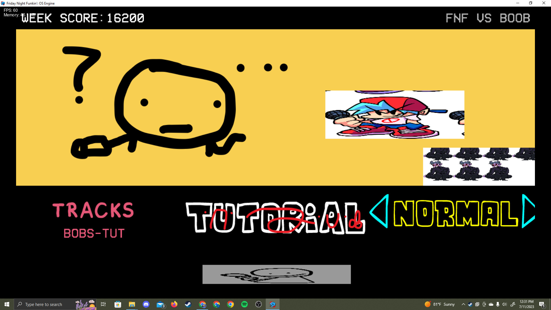 Run Bob Mod every bob mod clone: VS BOB (my bob) Mod for Friday Night Funkin' | FNF ...