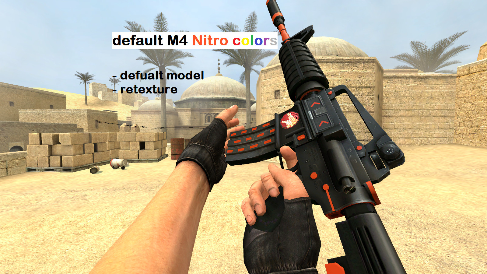 Default M4 Nitro Colors Mod for Counter-Strike: Source | CS:S Mods