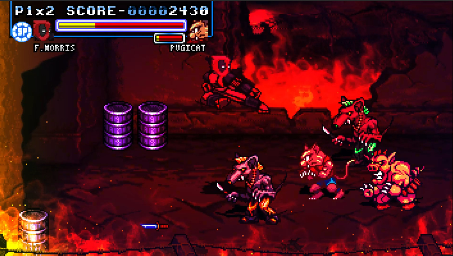 Deadpool over F.Norris Mod for Fight'N Rage | FNR Mods