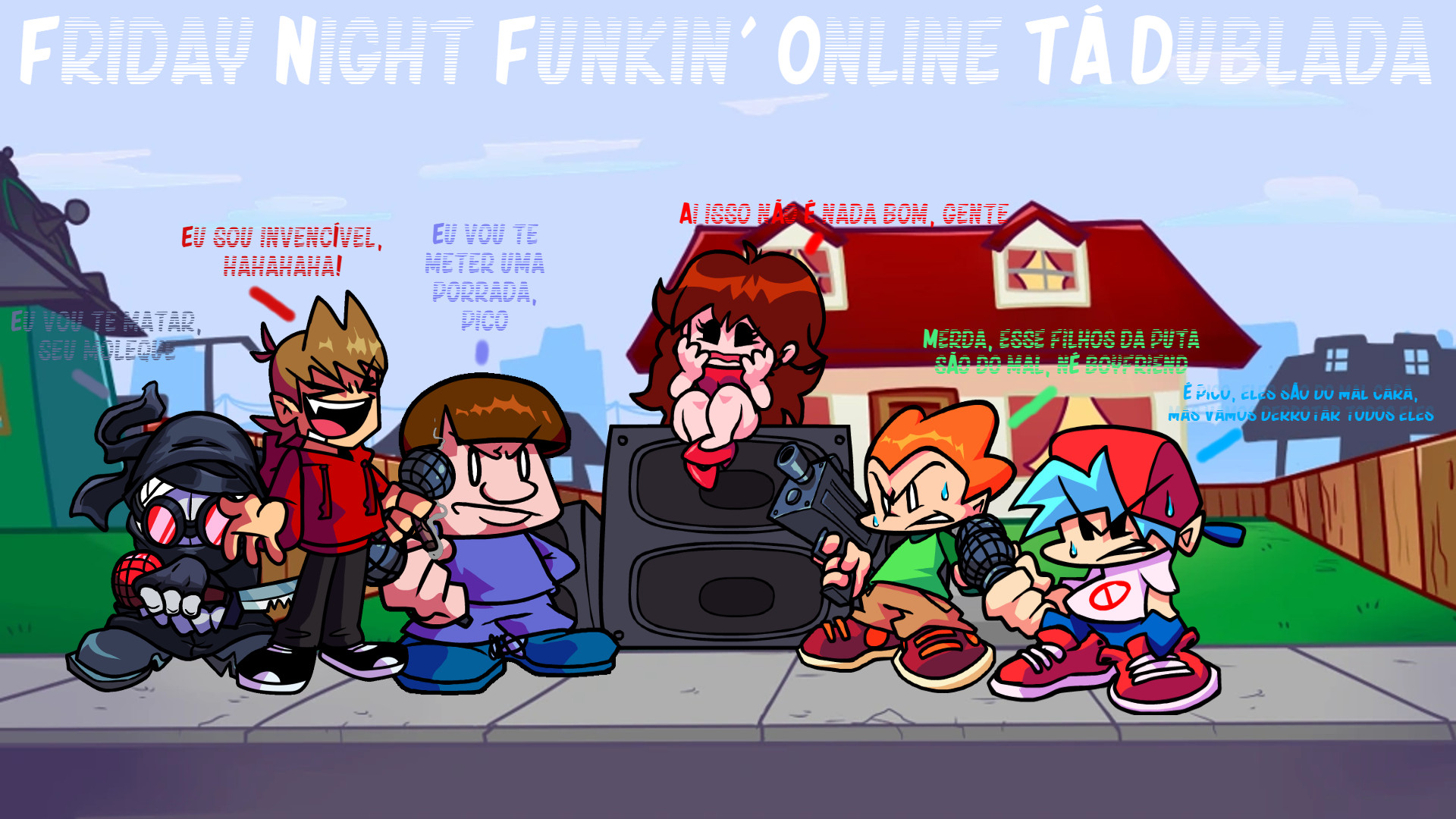 Friday Night Funkin' Online Tá Dublada
